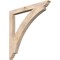Ekena Millwork Thorton Traditional Smooth Bracket, Douglas Fir, 3 1/2"W x 40"D x 40"H BKT04X40X40THR01SDF - alternate 1